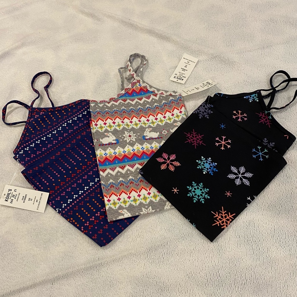 Pack of 3 Spaghetti-Strapped Camisoles